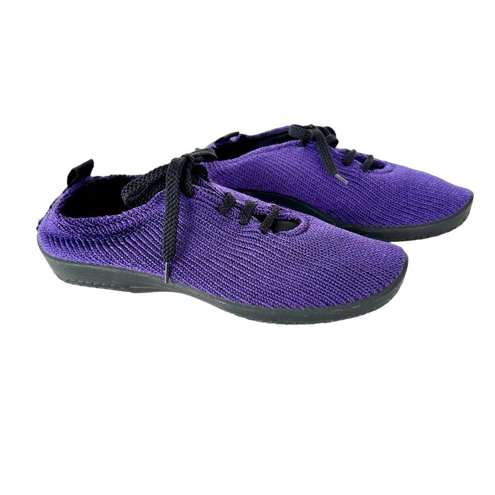 Arcopedico Healthy Footwear Purple Knit Lace Ups Size EU 40 US 9